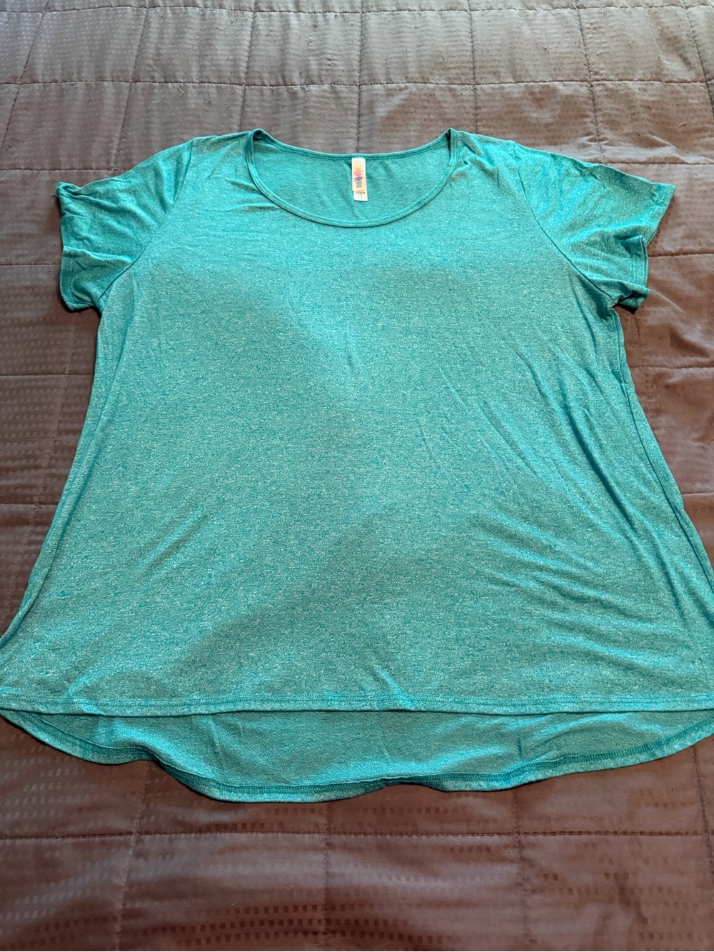 LuLaRoe Teal Short Sleeve Top